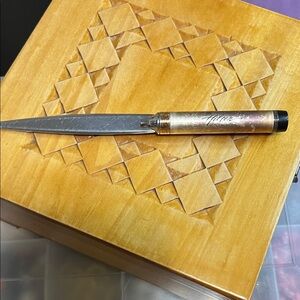 Stylish Gold and Black Letter Opener